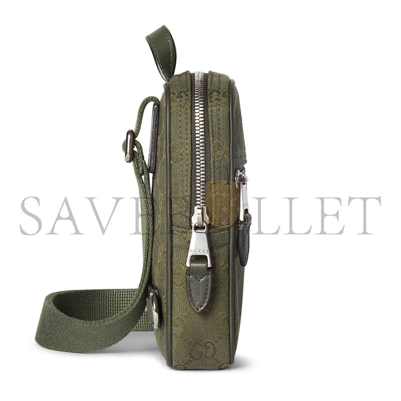 G*u*i gg canvas mini slingbag 834258 (12.5*17.5*4cm)